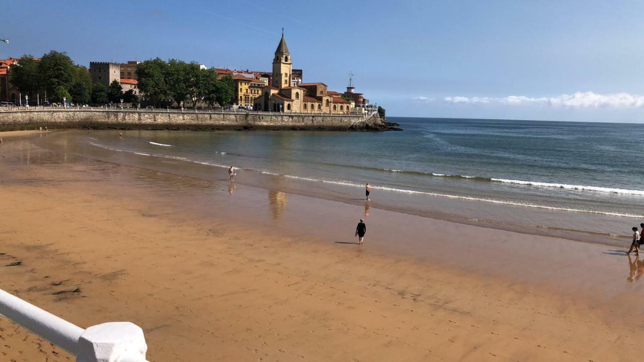 شقة Apartamento Playa San Lorenzo خيخون المظهر الخارجي الصورة